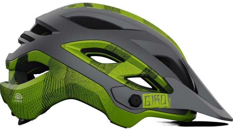 Giro Merit Spherical Mips MTB-Helm matte met black/ano lime