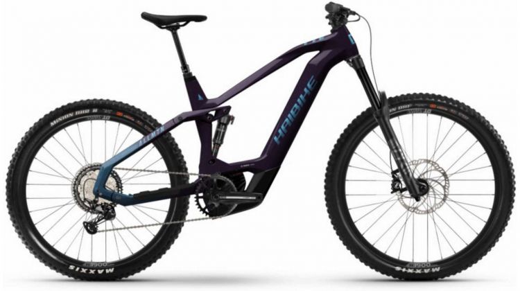 Haibike AllMtn CF 11 750 Wh E-Bike Fully 29/27,5 gloss fade purple blue ch