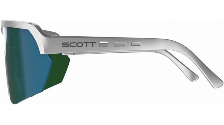 Scott Sport Shield Supersonic Edt. Sonnenbrille silver/green chrome