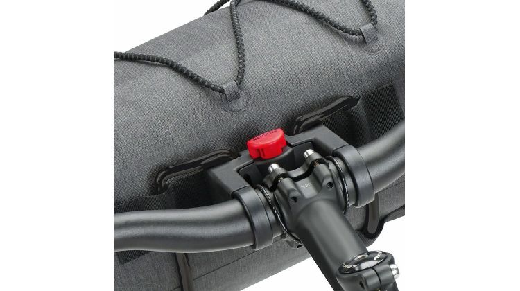 KLICKfix Bikepack Waterproof Lenkertasche grau/schwarz 6 - 12 L