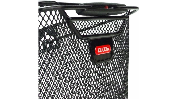 KLICKfix Citymax Gepäckträgerkorb mit KorbKlip schwarz