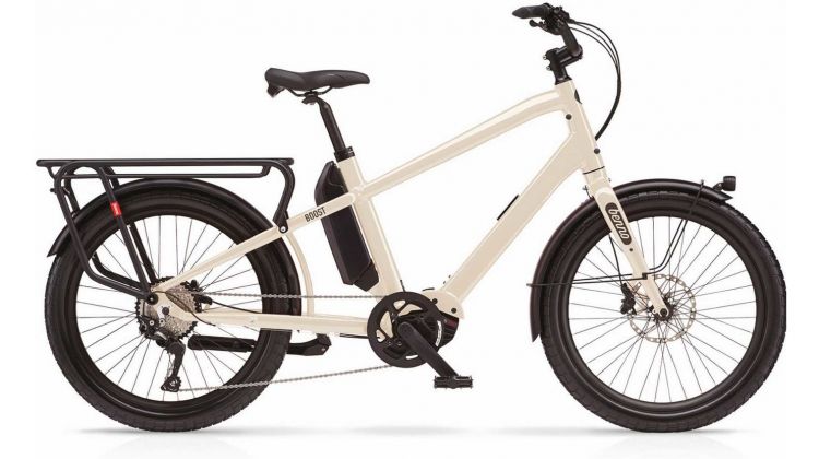 Benno Bikes Boost E 10D CX 500 Wh E-Lastenrad Diamant 24 bone gray one size