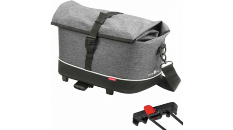 Klickfix Rackpack City Gepäckträgertasche für Racktime grau