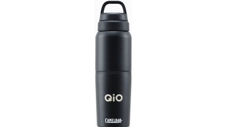 QIO Thermobecher Edelstahl mit integriertem Becher by Camelbak schwarz 500 ml