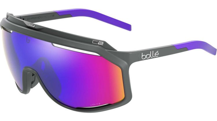 Bolle Chronoshield Sportbrille matt titanium/volt+ viol.