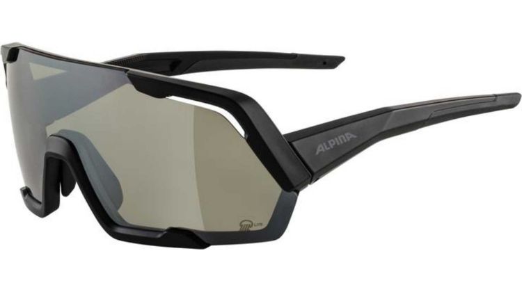 Alpina Rocket Q-Lite Sportbrille black matt/mirror silver