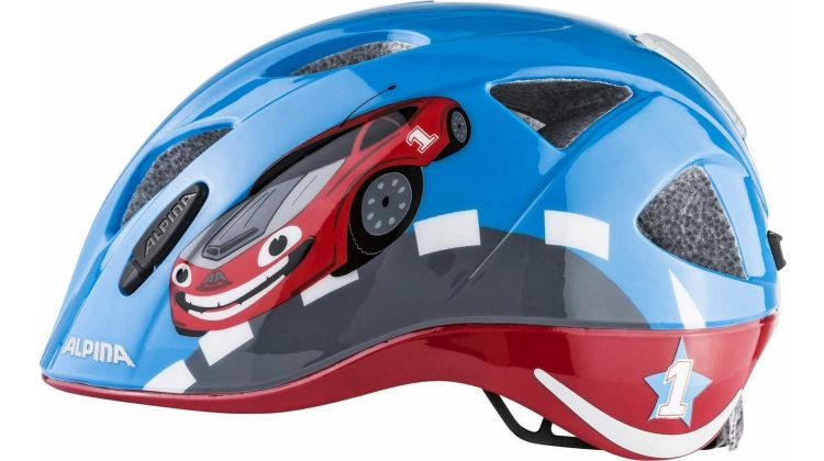 Alpina Ximo Flash Kinder-Helm Red Car