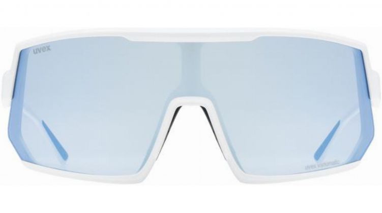 Uvex Sportstyle 235 V Sportbrille white matt/litemirror blue