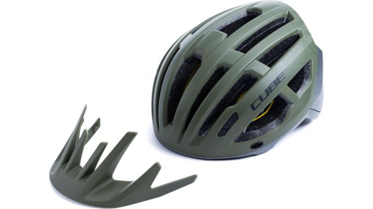 Cube Offpath Mips MTB-Helm green