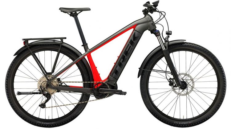 Trek Powerfly Sport 4 Equipped Gen 3 500 Wh E-Bike Diamant matte black/gloss red