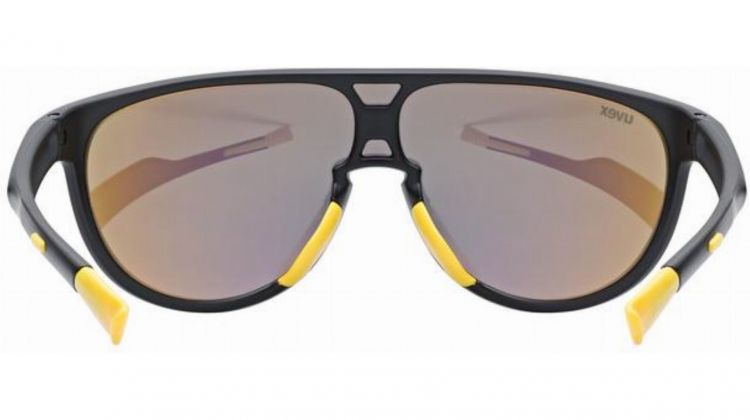 Uvex Sportstyle 515 Kinderbrille black matt/mirror yellow