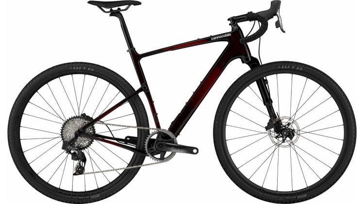 Cannondale Topstone Carbon Lefty 1 Gravelbike Diamant 28 rally red