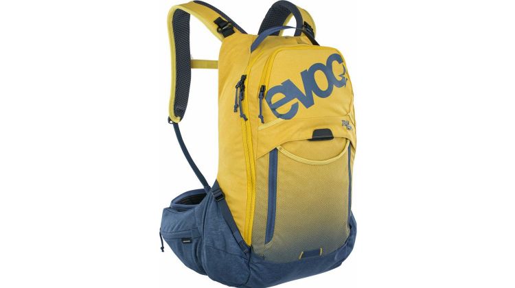 Evoc Trail Pro 16 Protektor-Rucksack curry/denim