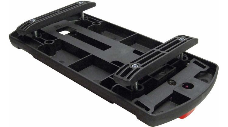 KLICKfix GTA Gepäckträger-Adapterplatte schwarz