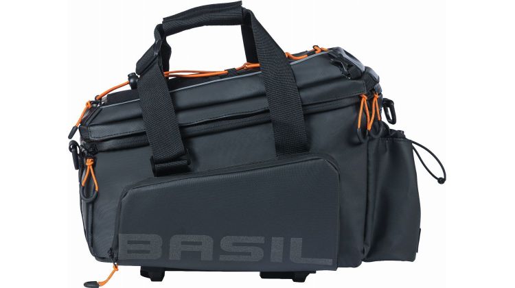 Basil Miles Tarpaulin Trunkbag XL Pro Mik Gepäckträgertasche black 9 - 36 L