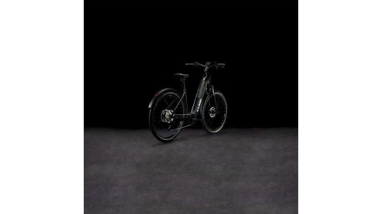 Cube Nuride Hybrid Pro 750 Wh Allroad E-Bike Easy Entry 28 black´n´metal