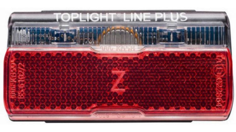 Busch & Müller Toplight Line permanent Batterie Gepäckträger-Rücklicht