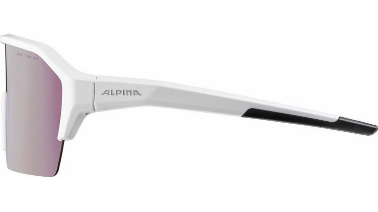 Alpina Ram HR Q-Lite V Sportbrille white matt/mirror blue