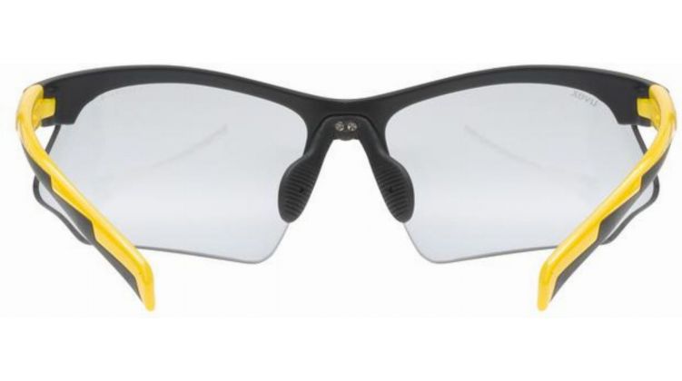 Uvex Sportstyle 802 V Sportbrille black matt-sunbee/smoke