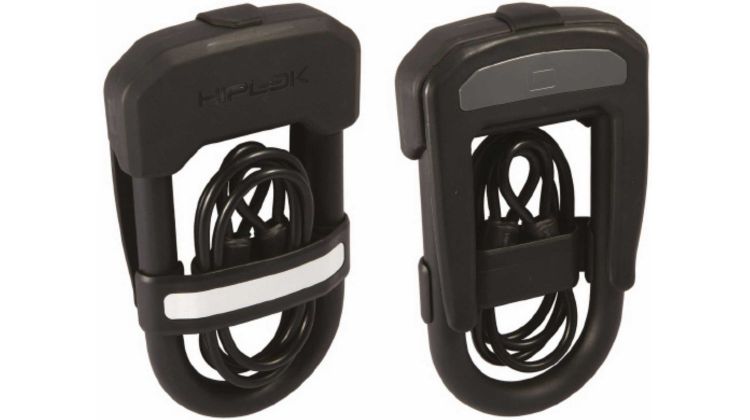 Hiplok DC D Bügelschloss inc 5 mm cable 0.9M length all schwarz