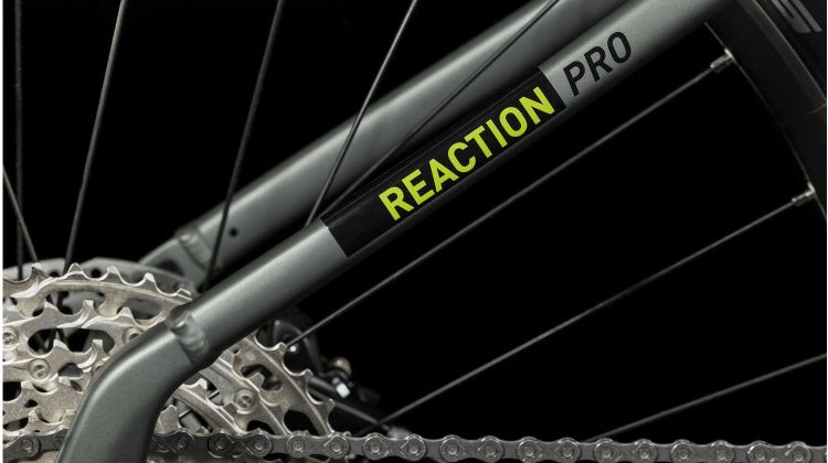 Cube Reaction Hybrid Pro 500 Wh E-Bike Easy Entry 27,5 flashgrey´n´green