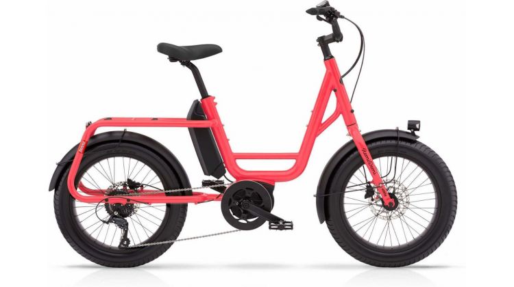 Benno Bikes RemiDemi 9D Performance 500 Wh E-Lastenrad Kompakt 20 coral pink one size