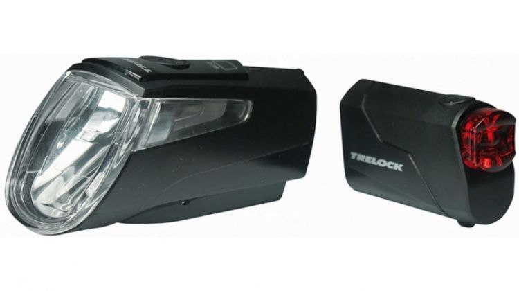 Trelock LS 460 I-GO® POWER + LS 720 Reggo Akku-Beleuchtungsset schwarz