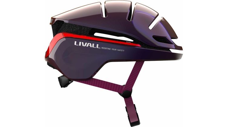 Livall EVO21 Helm + BR 80 Fernbedienung violett