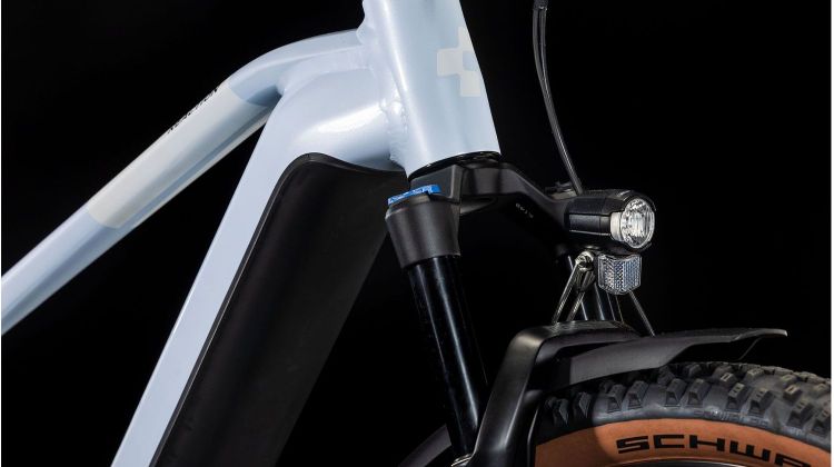 Cube Reaction Hybrid Pro 750 Wh Allroad E-Bike Hardtail Diamant flashwhite´n´black
