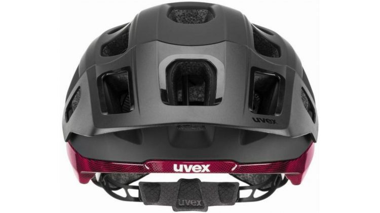 Uvex React Mips MTB-Helm black-ruby red matt
