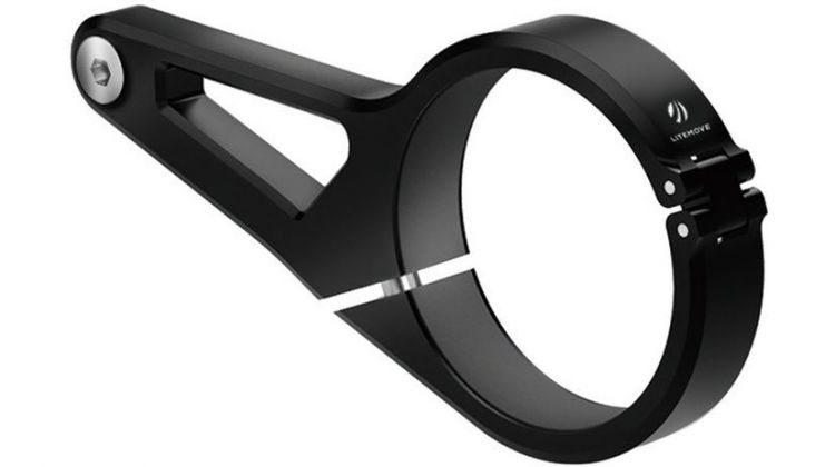 Litemove Scheinwerfer Halter Kunststoff für Lenker 31,8 & 35 mm rechts/links schwarz