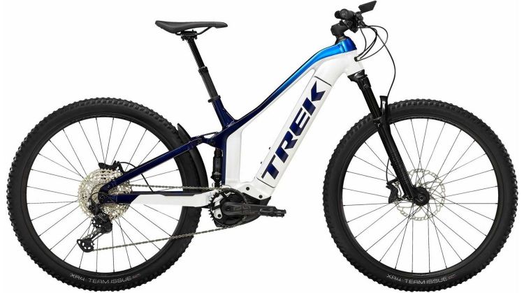 Trek Powerfly FS 7 625 Wh E-Bike Fully crystal white/alpine-dark blue fade