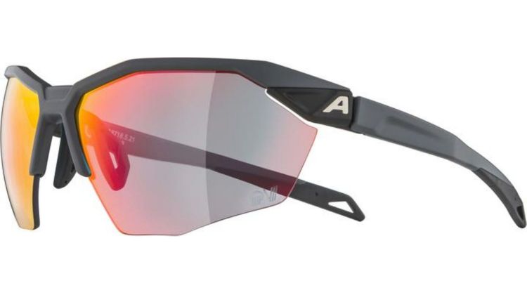 Alpina Twist Six HR QV Sportbrille grey matt/quattro/variofl.mirror+ rainb. one size