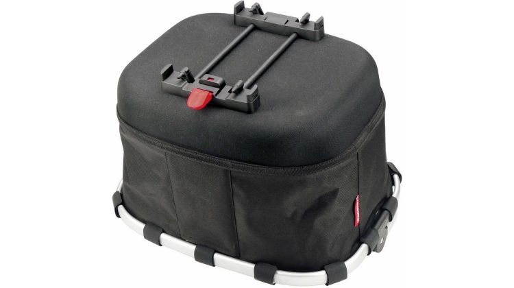 Klickfix Reisenthel Carrybag GT Gepäckträgertasche mit Aluminumrahmen für Racktime Schwarz