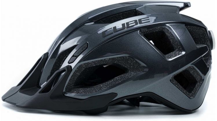 Cube Quest MTB-Helm glossy iridium black