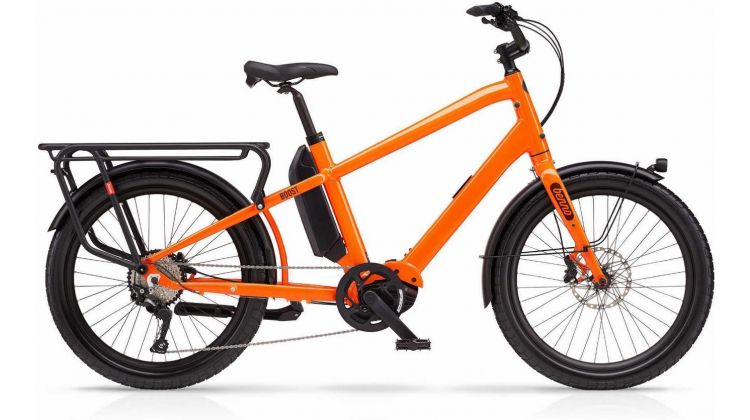 Benno Bikes Boost E 10D CX 500 Wh E-Lastenrad Diamant 24 neon orange one size