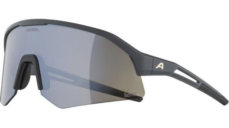 Alpina Sonic HR Q-Lite Sportbrille midnight-grey matt/mirror silver one size