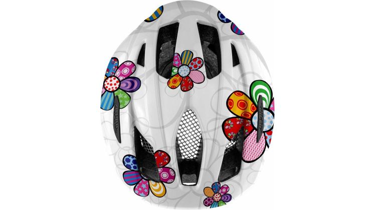 Alpina Pico Kinder-Helm pearlwhite flower gloss 50-55 cm