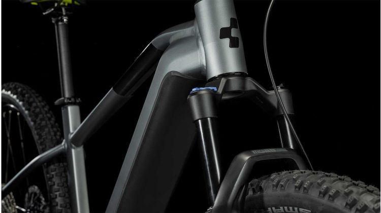 Cube Reaction Hybrid Pro 500 Wh E-Bike Easy Entry 27,5 flashgrey´n´green