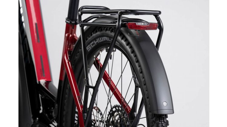 Ghost E-Teru Pro EQ Low 750 Wh E-Bike Hardtail Wave 27,5 black/pearl deep red - glossy
