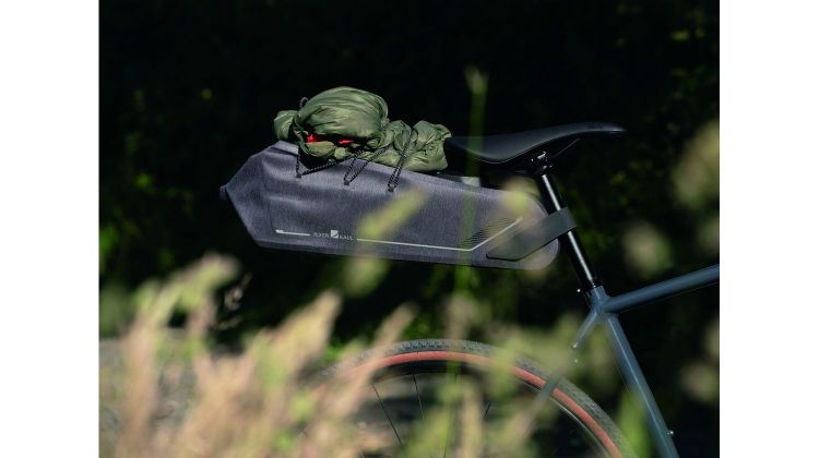 KLICKfix Bikepack X Waterproof Satteltasche grau 8 - 10 L