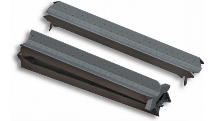 Uebler Überfahr- / Auffahrschiene für Kupplungsträger der Serie i und F faltbar schwarz