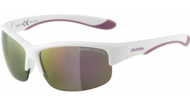Alpina FLEXXY YOUTH HR CMP Brille white matt-purple