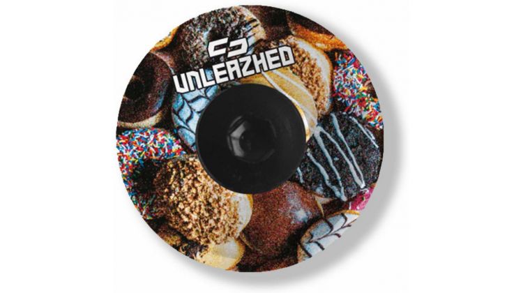 Unleazhed AL01 Top Cap Aluminium Crazy Skin 1 pcs, 1 aluminium screw M6 more donuts