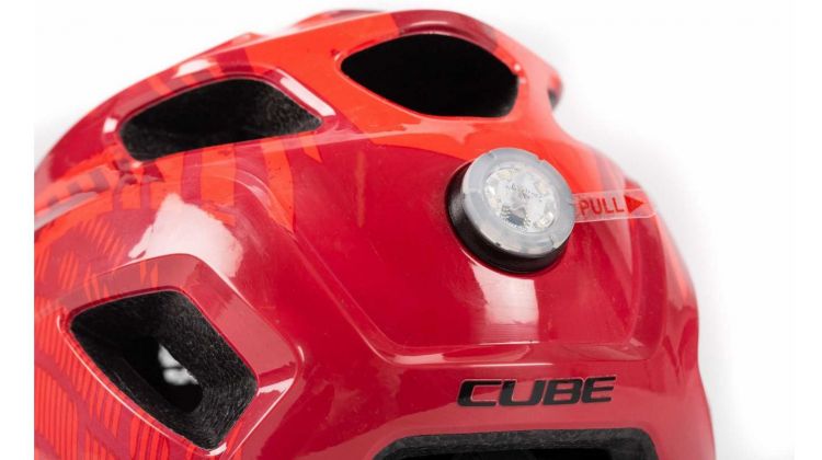 Cube Helm ANT red splash