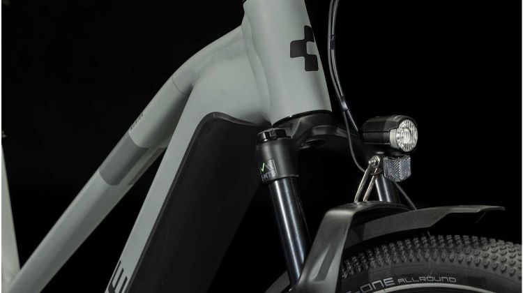 Cube Nuride Hybrid SLX Allroad 750 Wh E-Bike Easy Entry 28 grey´n´black