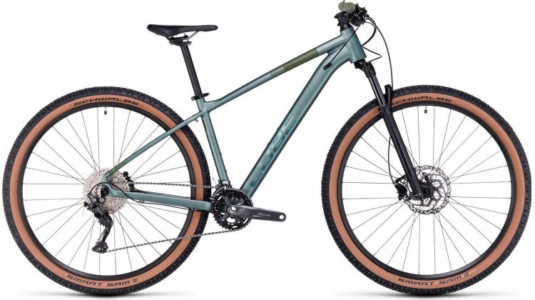 Cube Access WS Race MTB-Hardtail Diamant sparkgreen´n´olive