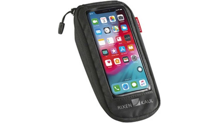 KLICKfix Phonebag Comfort Smartphonetasche transparent/schwarz