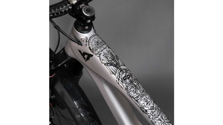 Unleazhed Bike Rahmenschutz 1 set tatanka black glossy XXL