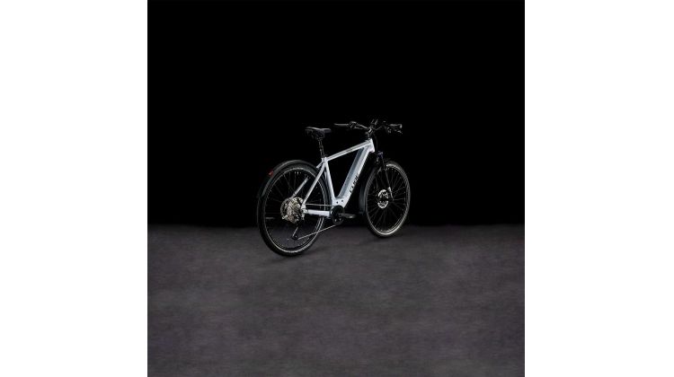 Cube Nuride Hybrid EXC 750 Wh Allroad E-Bike Diamant 28 polarsilver´n´black